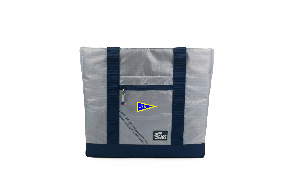 LMSA offer Silver Spinnaker All-Day Tote - PERSONALIZE FREE! 