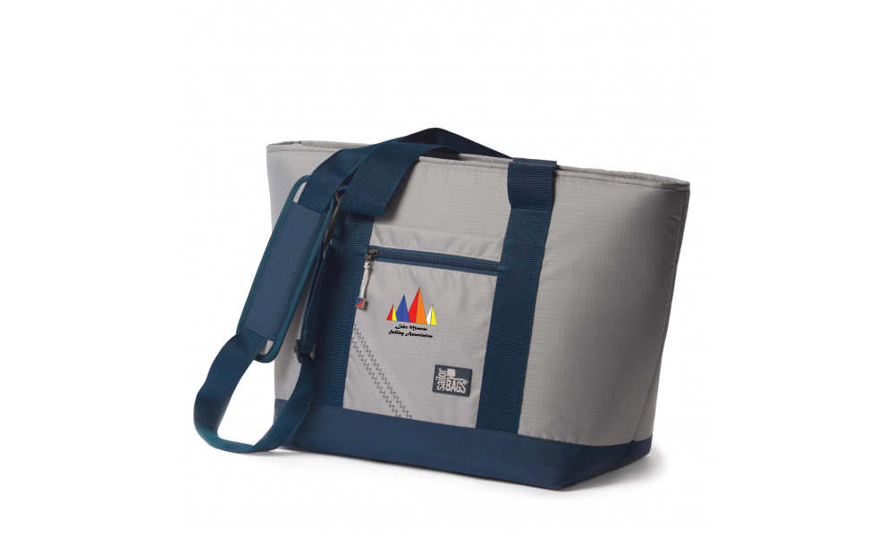 LMSA offer Silver Spinnaker Cooler Tote - PERSONALIZE FREE! 