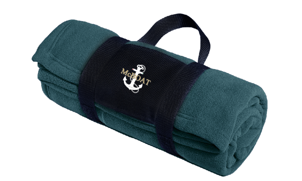 McBoat - Fleece Blanket with Carrying Strap