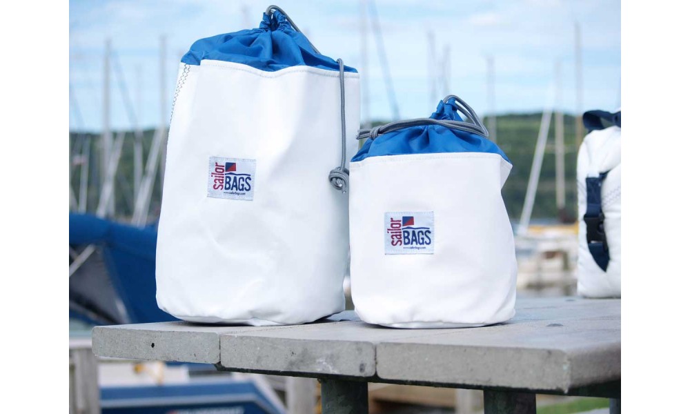 set of Newport Stow Bags on dock