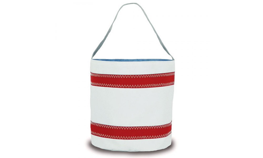 BoatUS offer  Nautical Stripe Bucket Bag - PERSONALIZE FREE! 